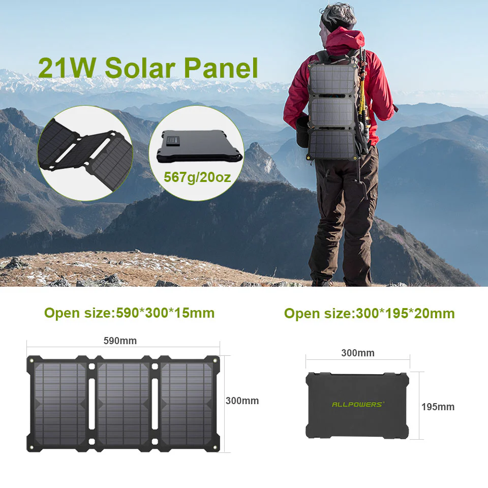 ALLPOWERS 5V 21W Solarpanel SP004 - Image 10
