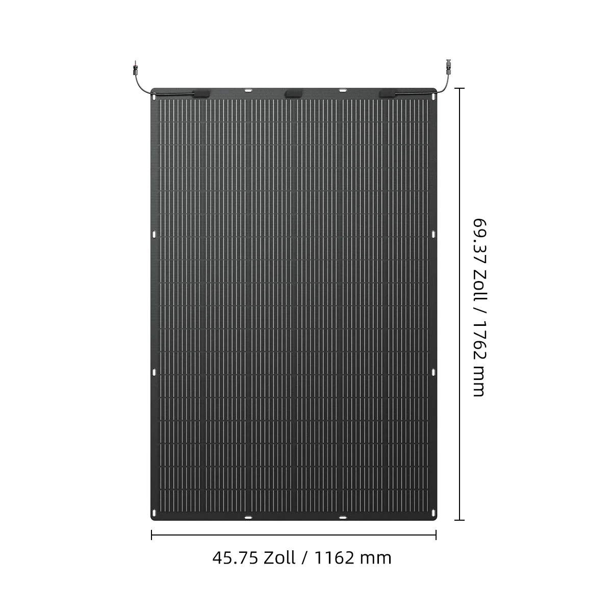ALLPOWERS 400W Flexibles Solarpanel Monokristalliner SF400 - Image 4