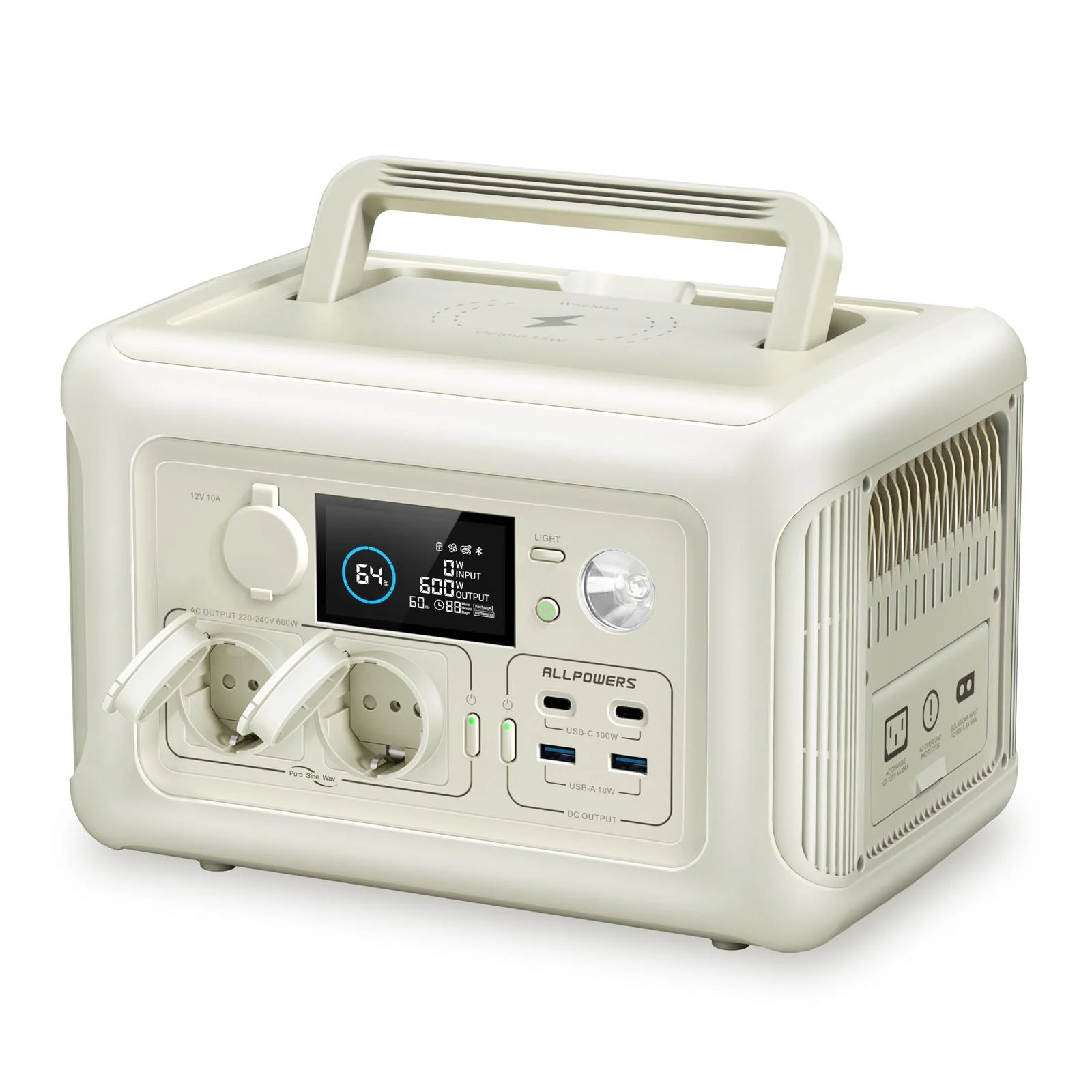 ALLPOWERS R600 Tragbare Powerstation  | 600W 299Wh - Image 5