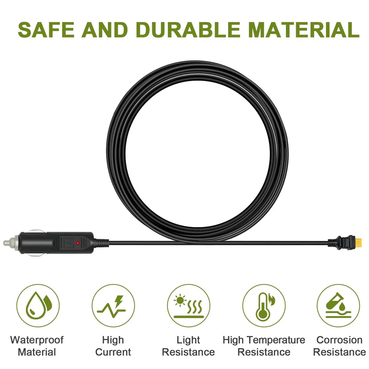 ALLPOWERS Solar-PV-Verbindungskabel XT60 zum Auto 1,5 m 4,9 Fuß, 14AWG - Image 5