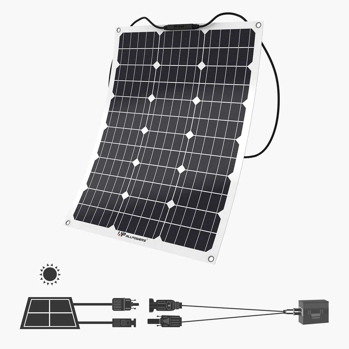 ALLPOWERS Solar-PV-Verbindungskabel mit Anderson-Stecker 1,5 m 4,9 Fuß, 16 AWG - Image 4