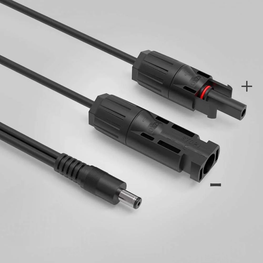 ALLPOWERS Solar-PV-Verlängerungskabel mit DC5521 Stecker 1,5 m, 16 AWG - Image 4