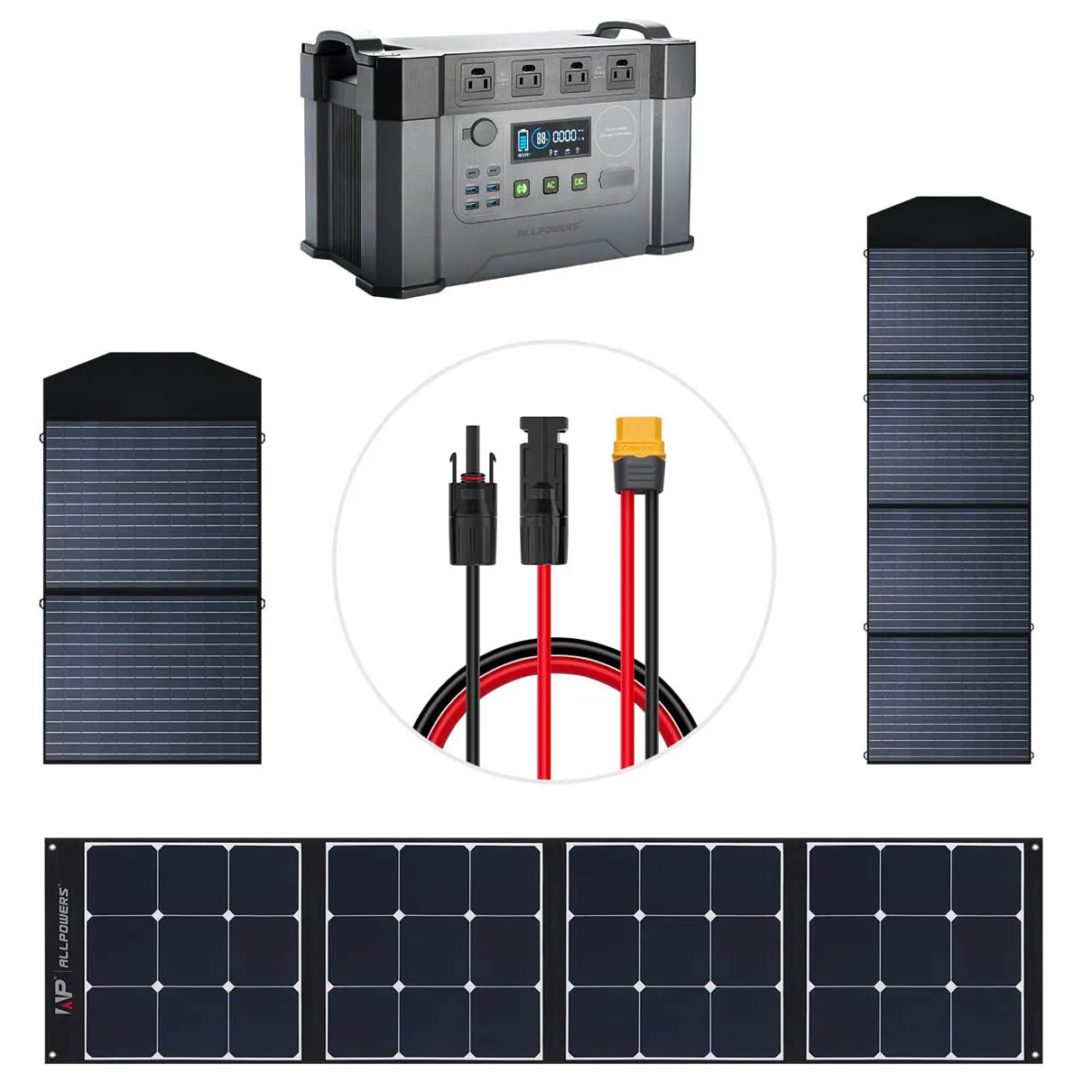 ALLPOWERS Solar-PV-Verbindungskabel mit XT60-Stecker 1,5 m 4,9 Fuß - Image 4