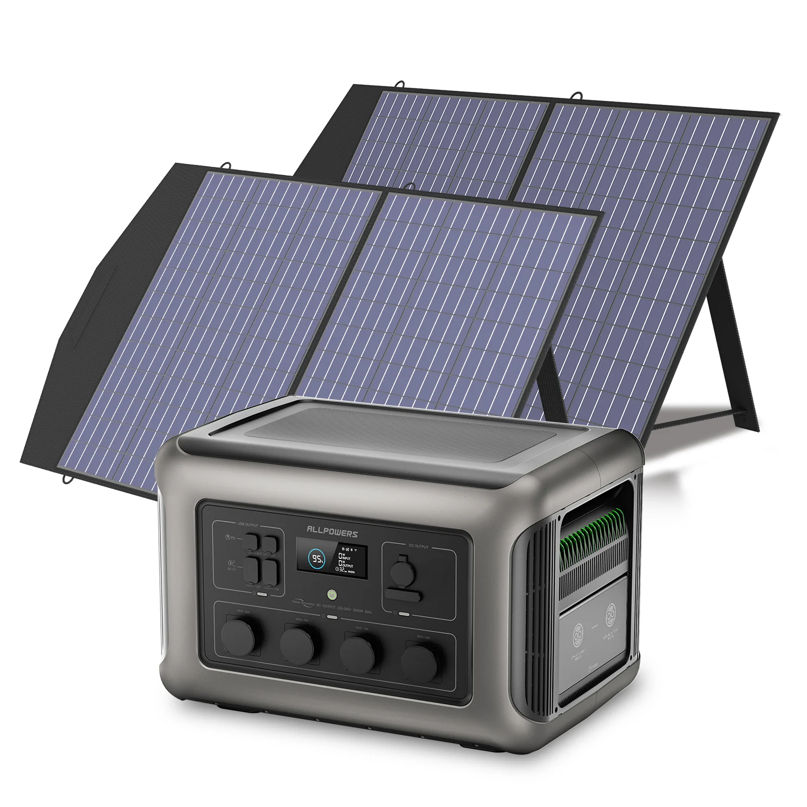 ALLPOWERS 3500W Solargenerator R3500 Mit 100W Solarpanel - Image 2
