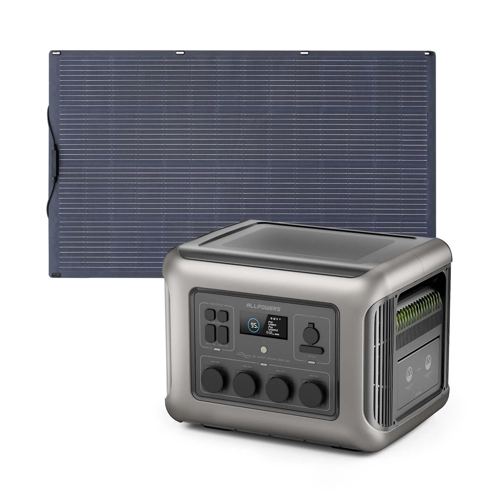 ALLPOWERS R2500 Mit 200W Solarpanel | 2500W Solargenerator - Image 2
