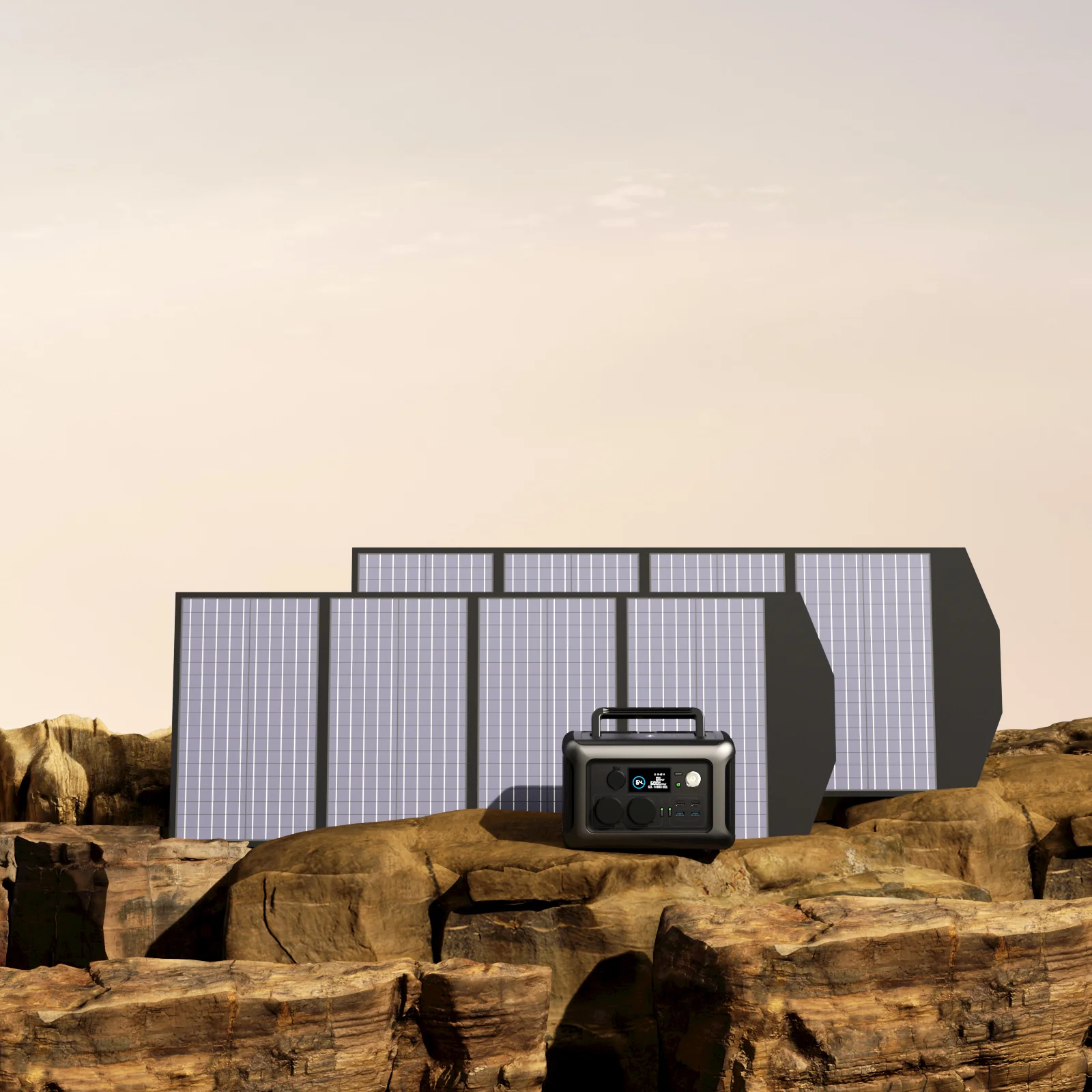 ALLPOWERS 600W Solargenerator R600 Mit 200W Solarpanel - Image 3