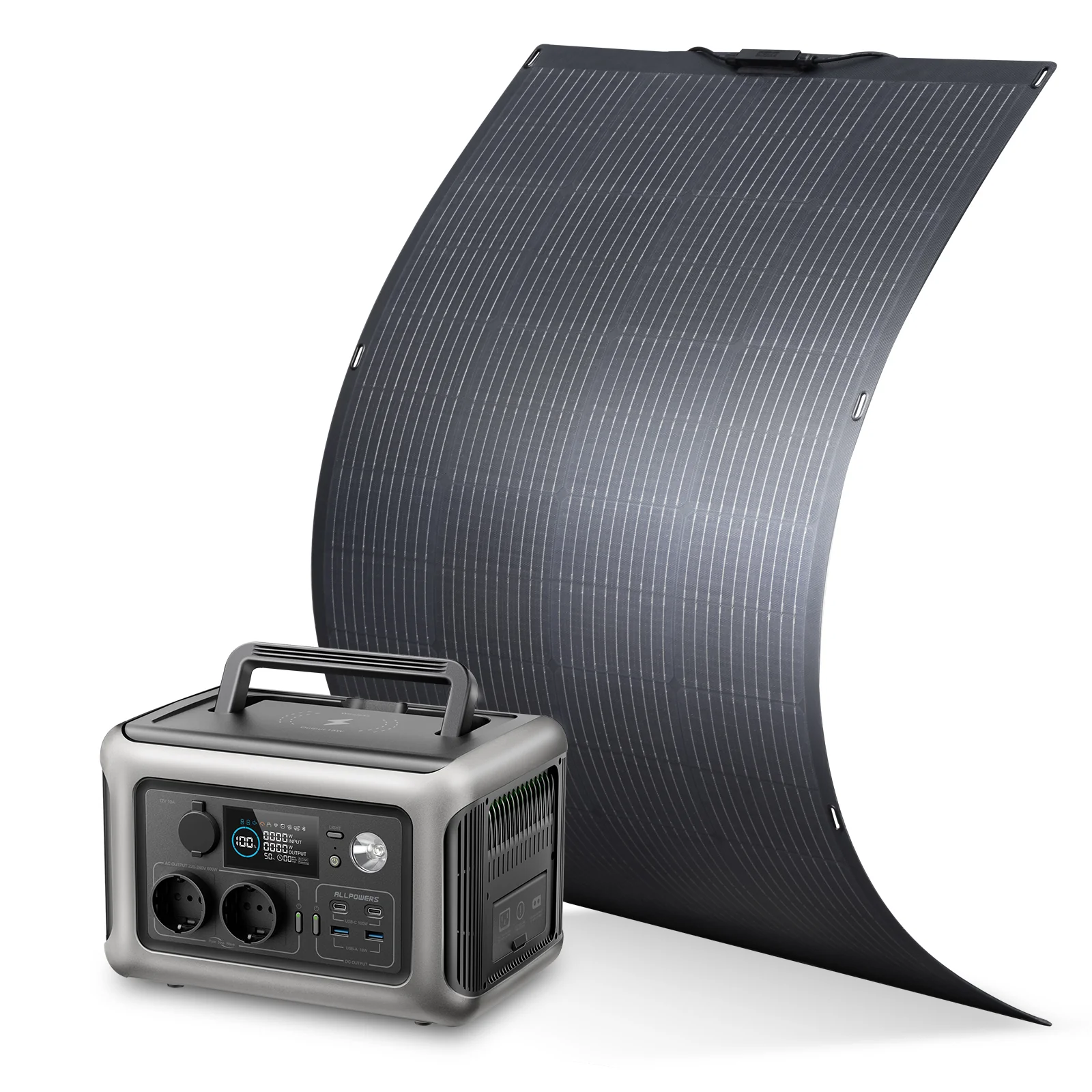 ALLPOWERS 600W Solargenerator R600 Mit 200W Solarpanel - Image 5