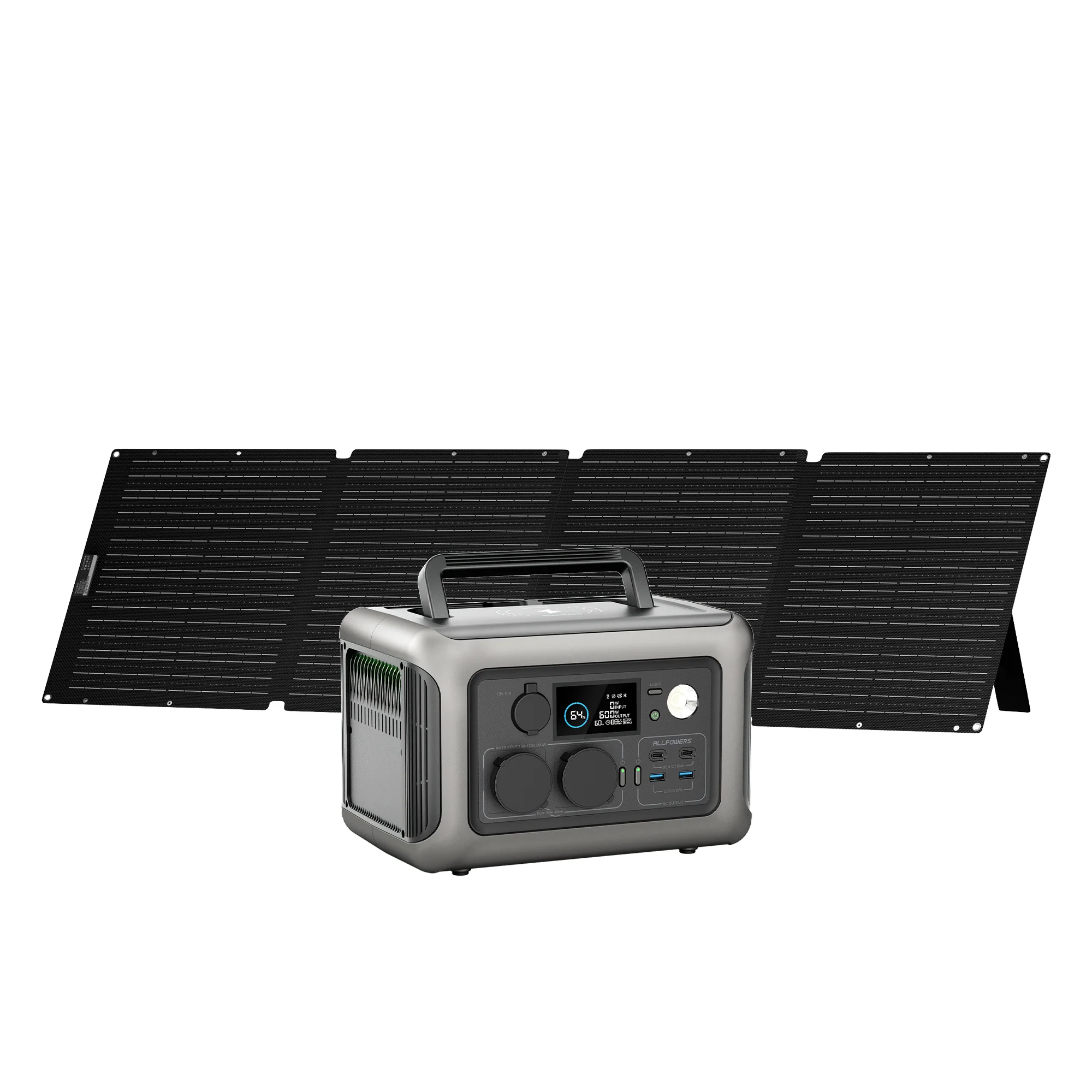 ALLPOWERS 600W Solargenerator R600 Mit 200W Solarpanel - Image 8