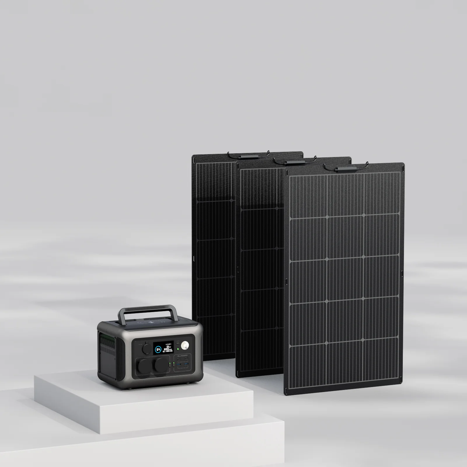 ALLPOWERS 600W Solargenerator R600 Mit 100W Solarpanel - Image 4