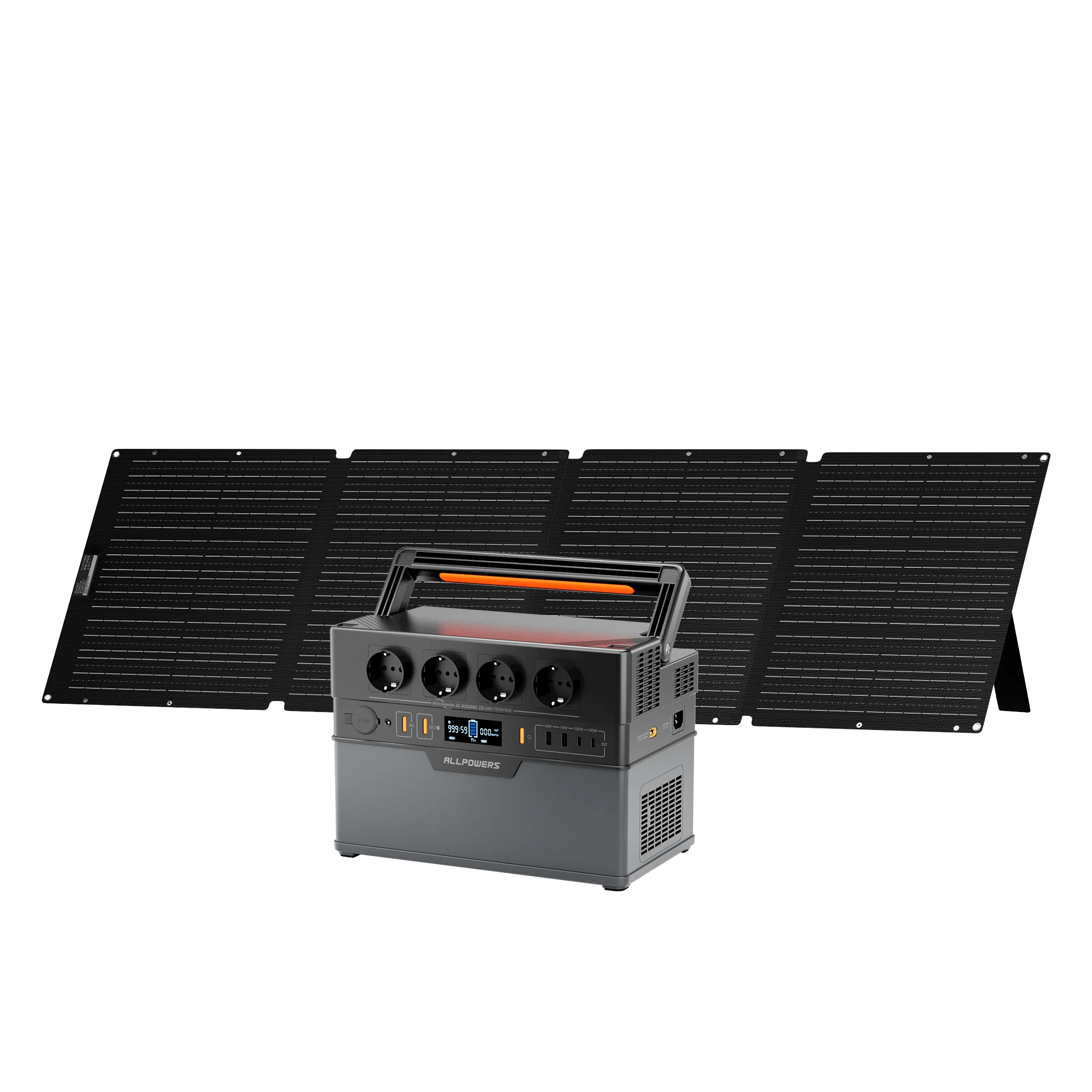 ALLPOWERS S1500 Plus Mit 200W Solarpanel | 1500W Solargenerator - Image 3