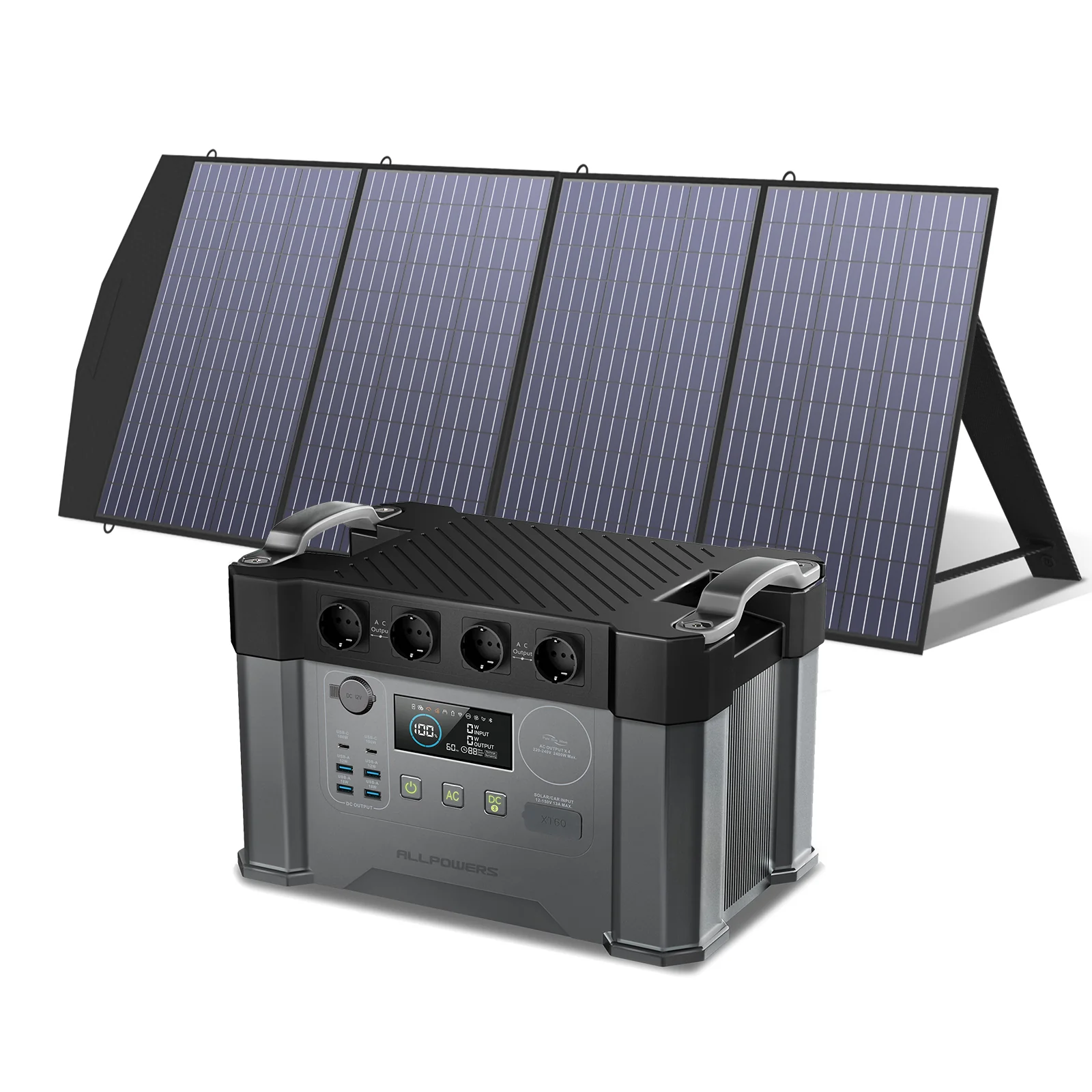 ALLPOWERS S2000 Pro Mit 200W Solarpanel | 2400W Solargenerator - Image 3