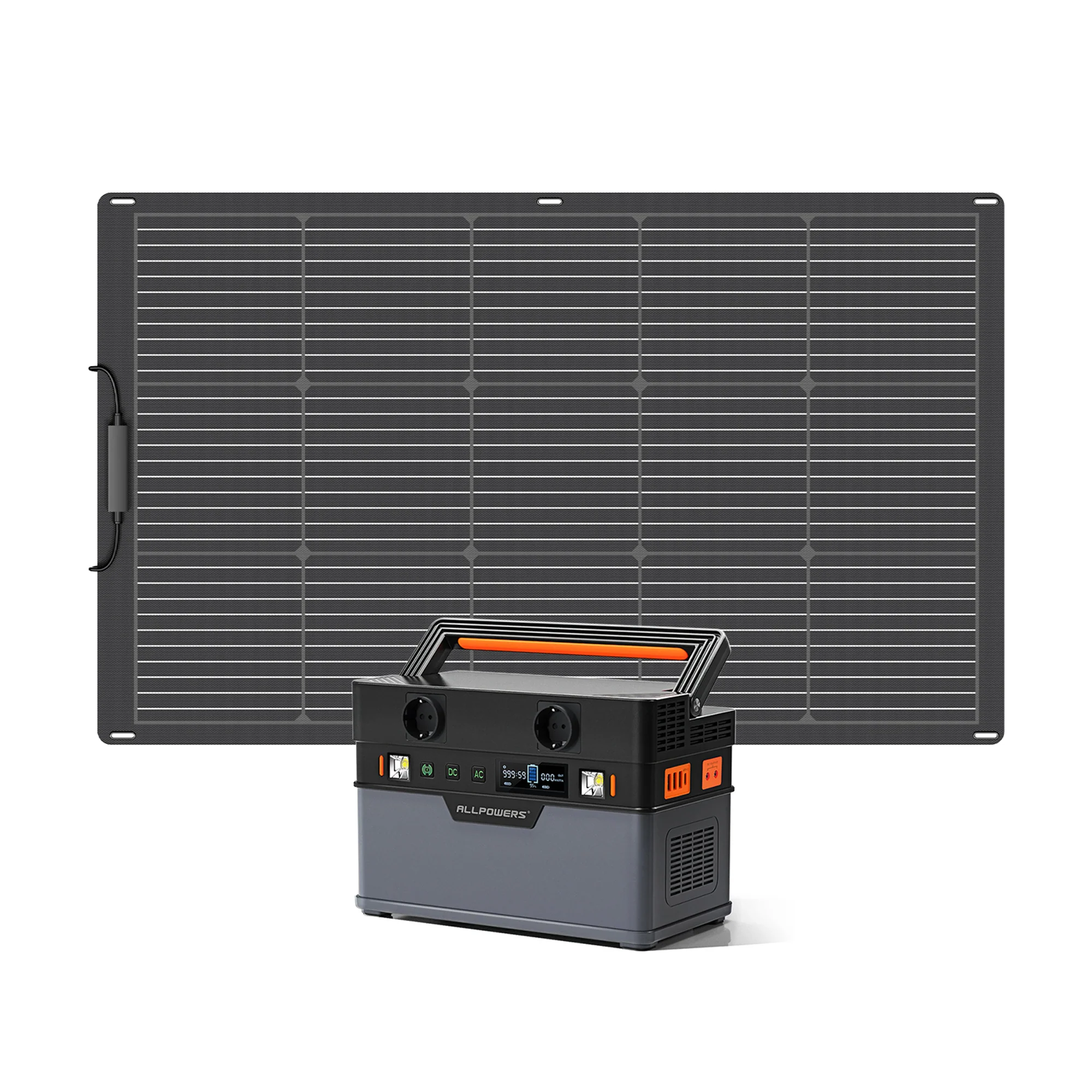 ALLPOWERS S700 + 100W Solarpanel | 700W Solargenerator-Kit - Image 2