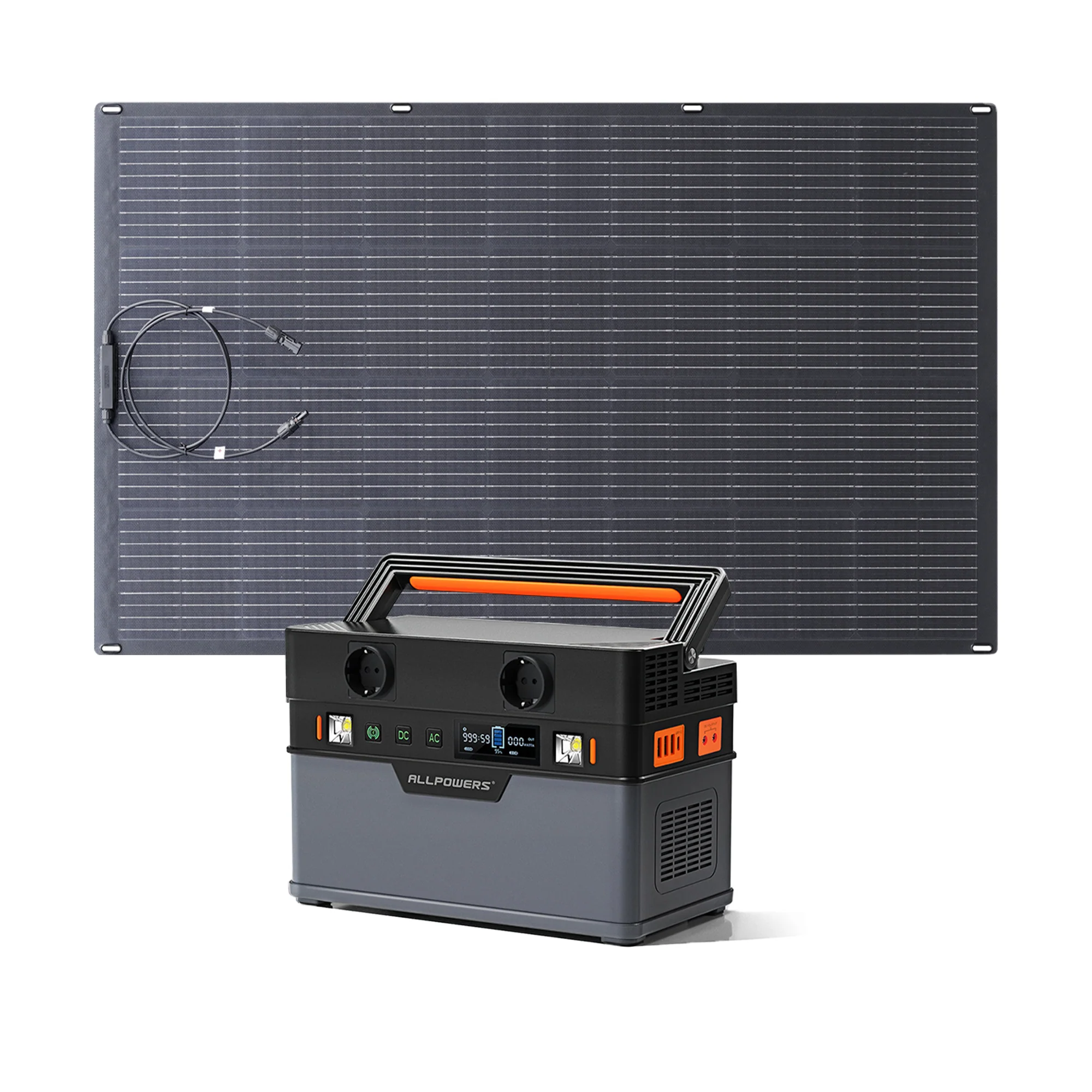 ALLPOWERS S700 + 200W Solarpanel | 700W Solargenerator-Kit - Image 2